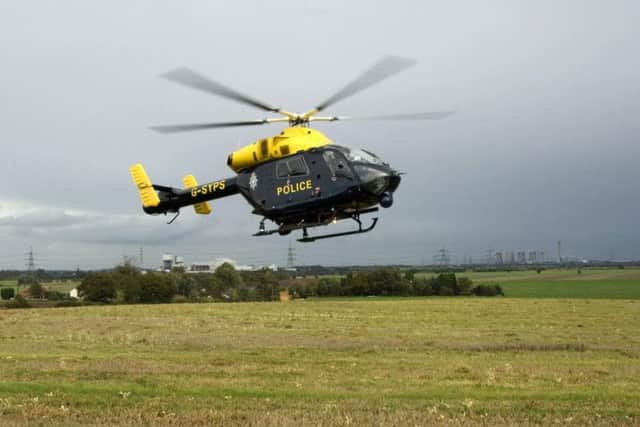 Pogmore used the 4million helicopter to make four recordings of civilians who were naked or having sex
