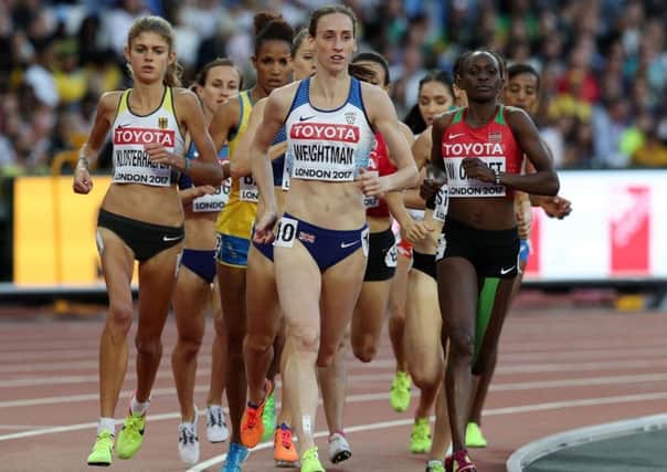 Laura Weightman produced a controlled performance before lengthening her stride in the final 100m. PIC: PA