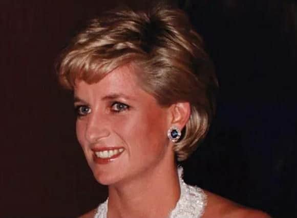 The late Diana, Princess of Wales, arriving for a gala charity dinner in Washington. John Stillwell/PA.