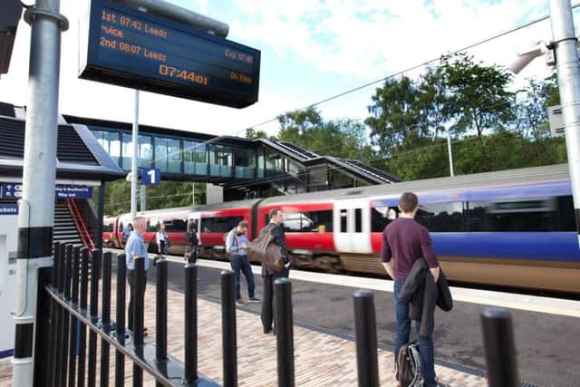 How the new train station at Kirkstall Forge in Leeds will look.