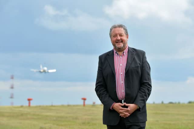Leeds Bradford Airport's new CEO, David Laws. 10 July 2017. Picture Bruce Rollinson