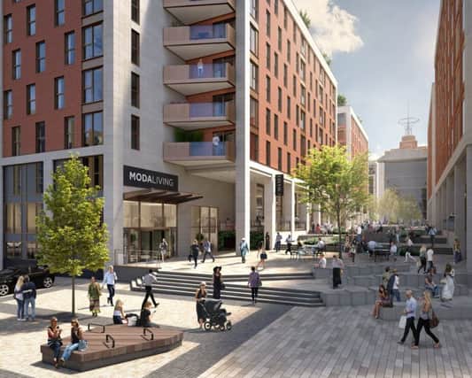 Apartments designed specifically for rent, office space, hotels, student accommodation and car parking are all part of the initial phase of plans being put forward by Caddick Developments to transform the six-acre Quarry Hill site in central Leeds.