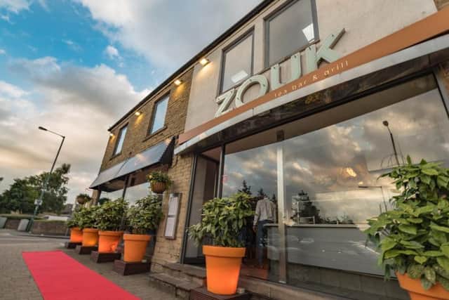 The Zouk restaurant on Leeds Road.