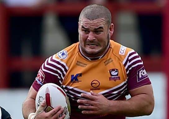 James Brown could miss the rest of Batley's season with a biceps injury. PIC: Paul Butterfield
