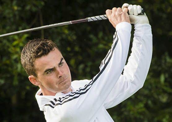 Malton & Norton's David Hague in action for England at Moortown (Picture: Leaderboard Photography).