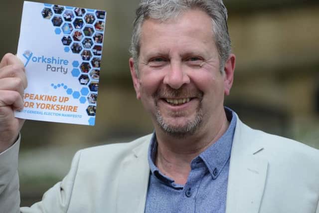 Yorkshire Party leader Stewart Arnold.