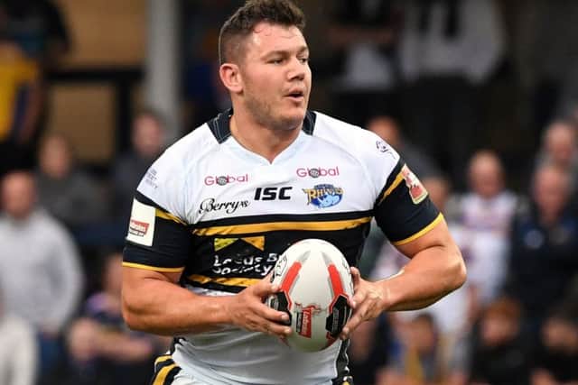 Castleford Academy 'old boy' Brett Ferres, of Leeds Rhinos. PIC: Bruce Rollinson