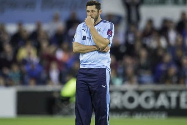 FRUSTRATION: Yorkshire Vikings' Tim Bresnan