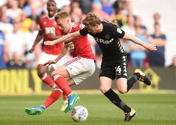 Eunan O'Kane in action against Forest. PIC: Joe Giddens/PA Wire