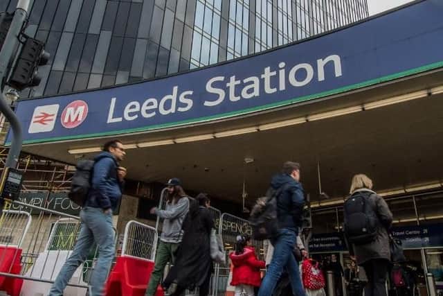 The victim was assaulted in New Station Street, outside Leeds City Station. Picture: Google