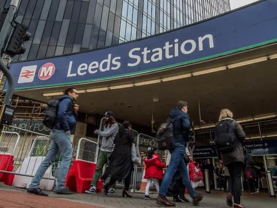 The victim was assaulted in New Station Street, outside Leeds City Station. Picture: Google
