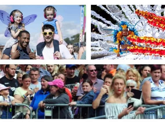 Crowds at Leeds Festival and Leeds West Indian Carnival have been thanked by the police for helping to make the events a success.