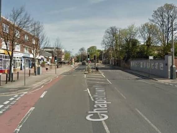 Three people were injured during a stabbing in Chapeltown Road, Chapeltown. Picture: Google.