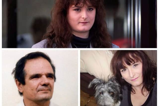 Stephanie Slater (pictured top and right), who was kidnapped by West Yorkshire-born killer Michael Sams (bottom left) in 1992, has died aged 50 following a battle with cancer.