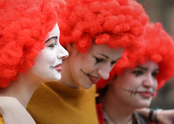 Supporters of workers from McDonald's restaurants in Cambridge and Crayford, SE London, during a rally at Old Palace Yard, London, after they voted overwhelmingly in favour of industrial action, amid concerns over working conditions and the use of zero-hour contracts. PIC: PA