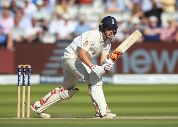 Gary Ballance, in action for England against South Africa earlier this summer before injury ruled him out of the West Indies' series. Picture: Nigel French/PA