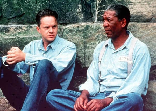 PARTNERSHIP: Tim Robbins and Morgan Freeman in The Shawshank Redemption, regarded as one of his greatest films ever made.