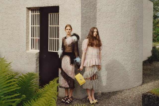 Christopher Kane's Resort '18 collection, shot in and about Charles Rennie Mackintoshs Hill House in Helensburgh.