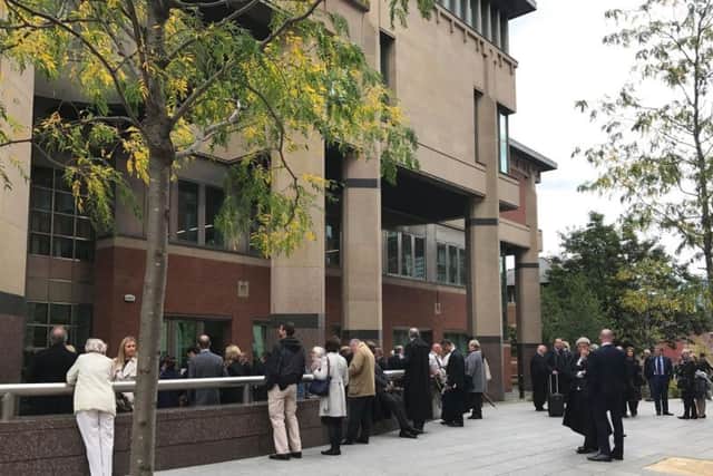 Sheffield Crown Court was left in chaos this morning, after the building was evacuated due to the activation of a fire alarm believed to have been pulled by a prisoner during an escape bid