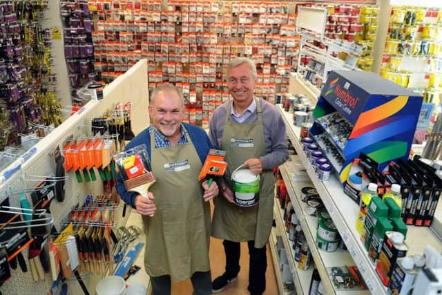 Mr. Arkwright's Tool Emporium in Boar Lane is closed down on Sunday, after four years of trading. Pictured Clive Owne and Neil Porter.10th September 2017.Picture Jonathan Gawthorpe