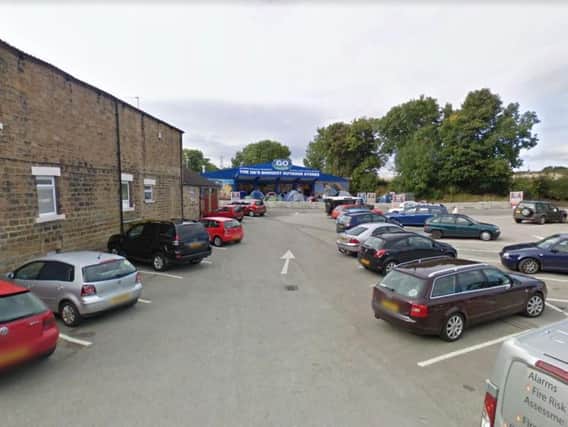 The suspected shoplifters are believed to have stolen items from Go Outdoors in Wakefield, pictured, before heading to the company's store in York. Picture: Google