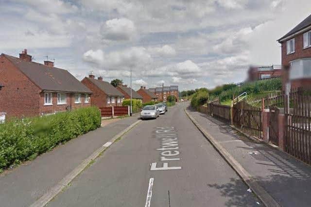 A spokesman for South Yorkshire Fire and Rescue said the collision took place in Fretwell Road, East Herringthorpe at around 2.30am.Picture: Google