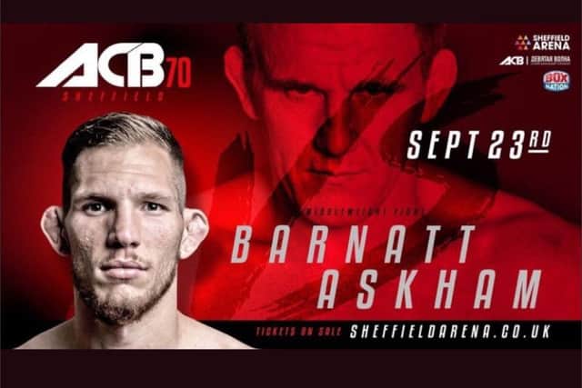 ACB 70 Sheffield - Battle Of Britain at Sheffield Arena, Saturday, September 23, 2017.