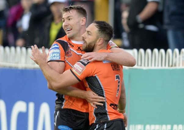 DONE, FOR THE SEASON: Castleford Tigers' Luke Gale.  Picture: Bruce Rollinson