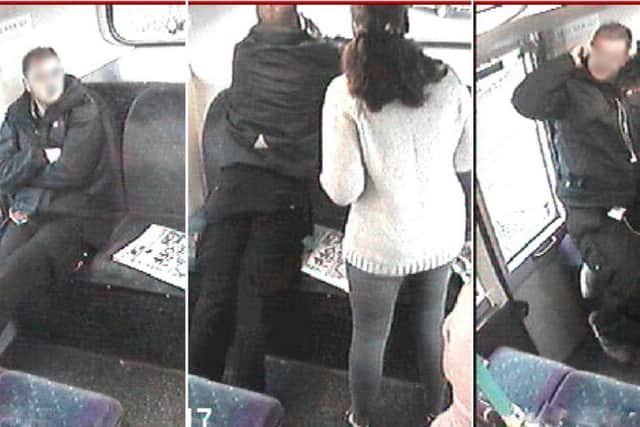 The man during the incident