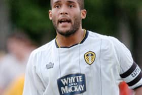 Clarke Carlisle in his Leeds United days