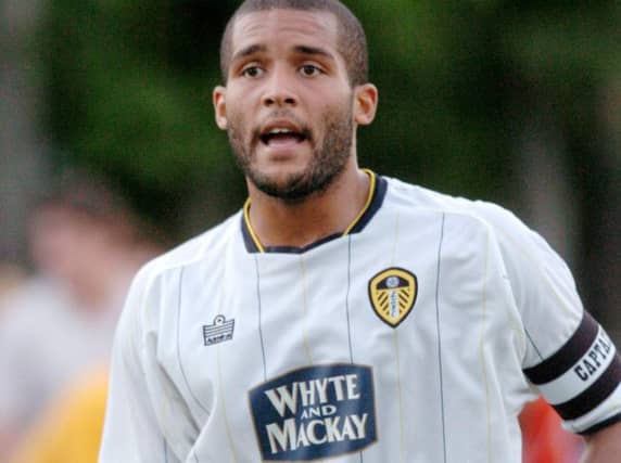 Clarke Carlisle in his Leeds United days