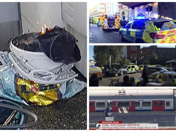 Police have made two arrests following the bombing of a train at Parsons Green Tube station on Friday.