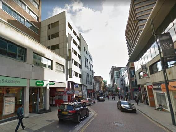 Police have been called to a car park in Albion Street, Leeds. Picture: Google