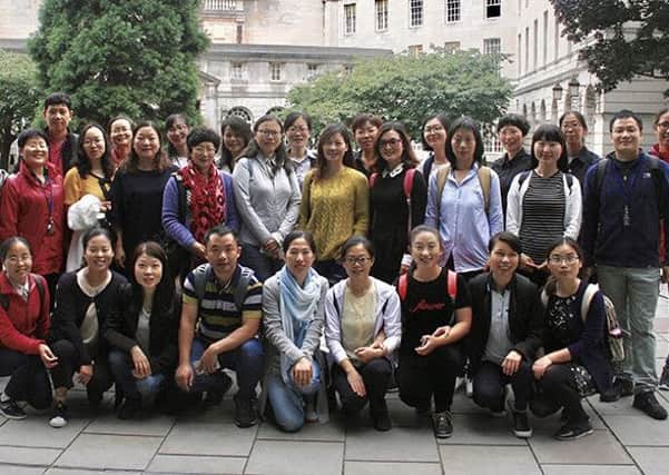 Staff from Taizhou University took part in the business summer school programme.