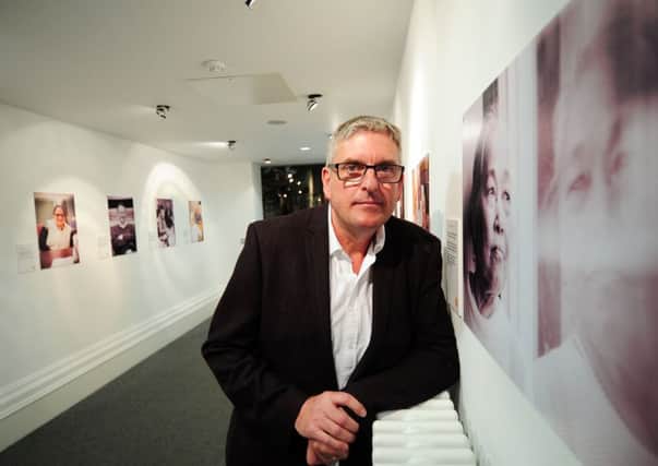 Photographer Peter Howarth is pictured the photographs he has taken for the exhibition.
Picture by Simon Hulme