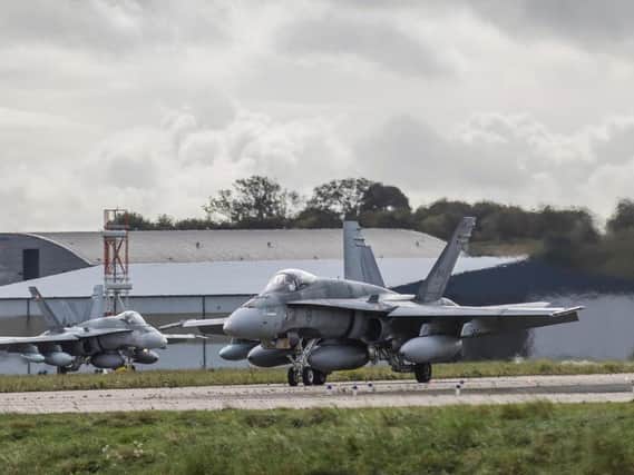 The Hornets on the runway (Andrew Easby)
