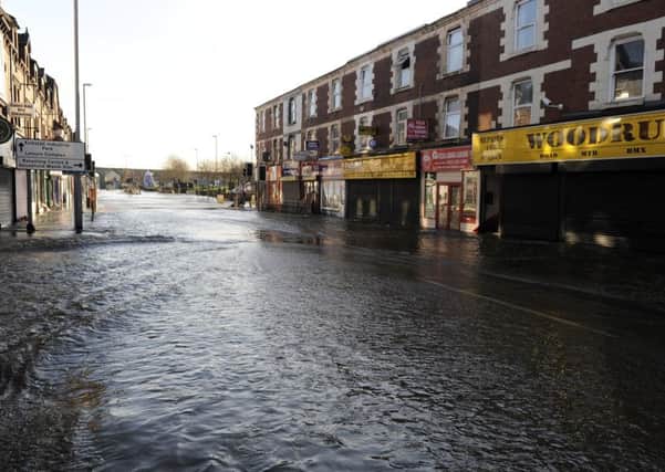 Flooding in Kirkstall Road.  27 December 2015.  Picture Bruce Rollinson