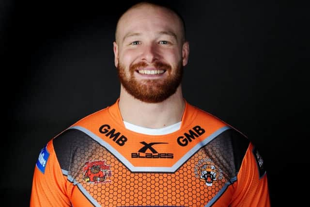 Castleford Tigers' Oliver Holmes.