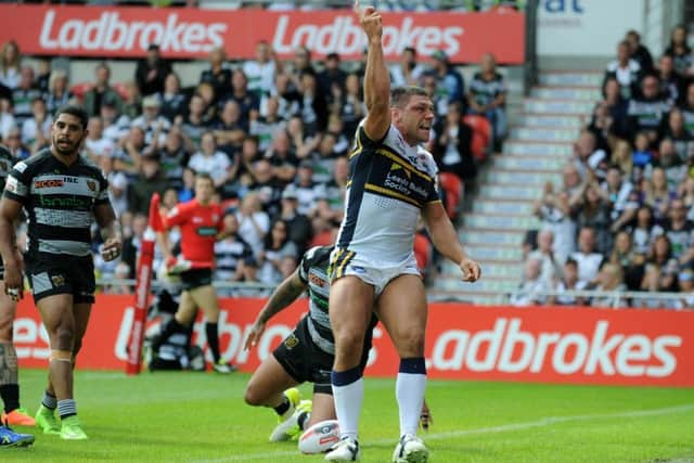 Leeds Rhinos' Ryan Hall. PIC: Jonathan Gawthorpe
