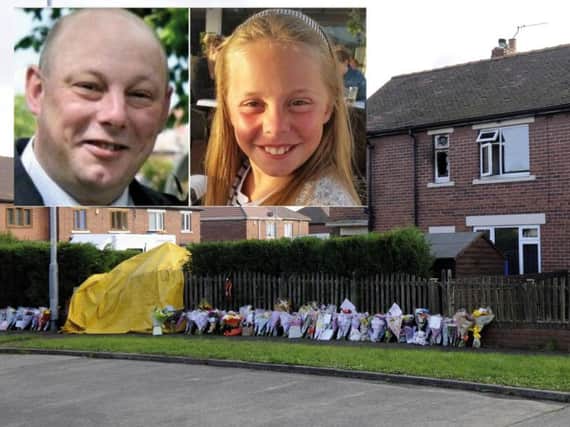 Andrew Broadhead and eight-year-old Kiera died in the blaze