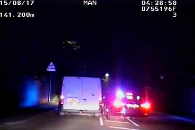 Watch the shocking footage of drunk driver who led police on 100mph ...