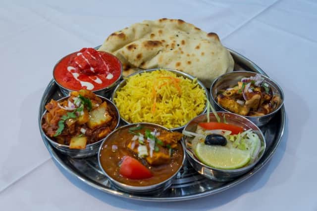 Date: 11th October 2017.
Picture James Hardisty.
Oliver Review...........Blue Tiger, Ganners Hill, Bramley, Leeds. Pictured Thali, Indian Tapas.