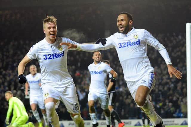DREAM TEAM: Kyle Bartley, right, and Pontus Jansson were one of the most formidable defensive partnerships in the Championship last season. Picture: Simon Hulme.