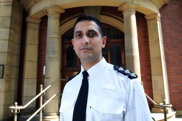 DCI Mabs Hussain pictured at West Yorkshire Police HQ in Wakefield.