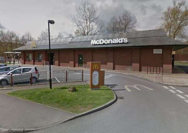 McDonalds in Farnley, where Gibson was caught. Pic: Google Maps
