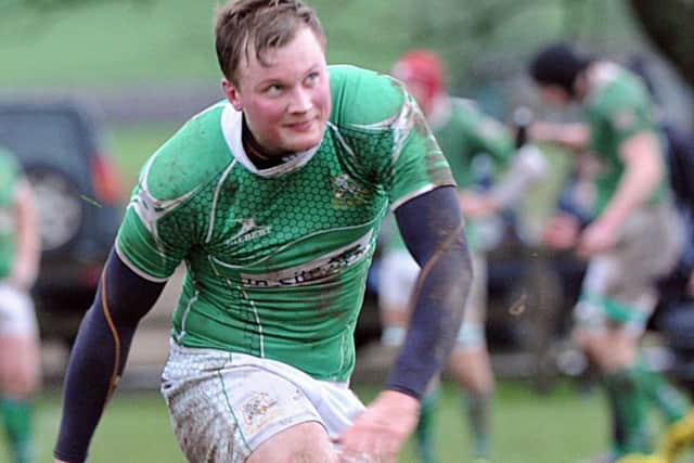 Wharfedale try scorer. Jamie Guy. PIC: Scott Merrylees