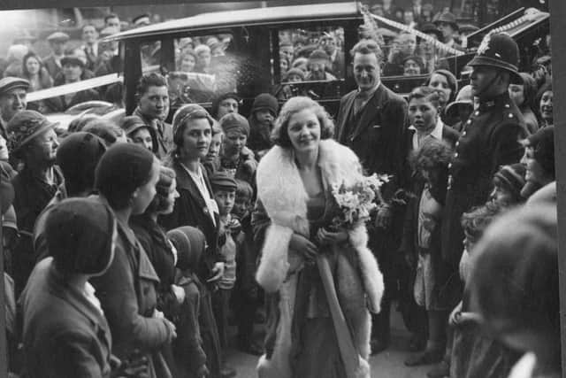 Cotton Queen Marjorie Knowles. Image courtesy of Lancashire County Library Service