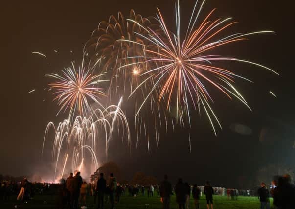 The firework display at Roundhay Park. Pictures by Bruce Rollinson.