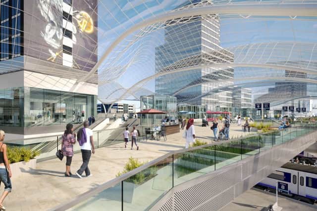 The station's proposed new concourse.