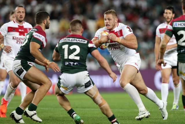 England's Tom Burgess in action Picture: Gregg Porteous/NRL Photos/PA